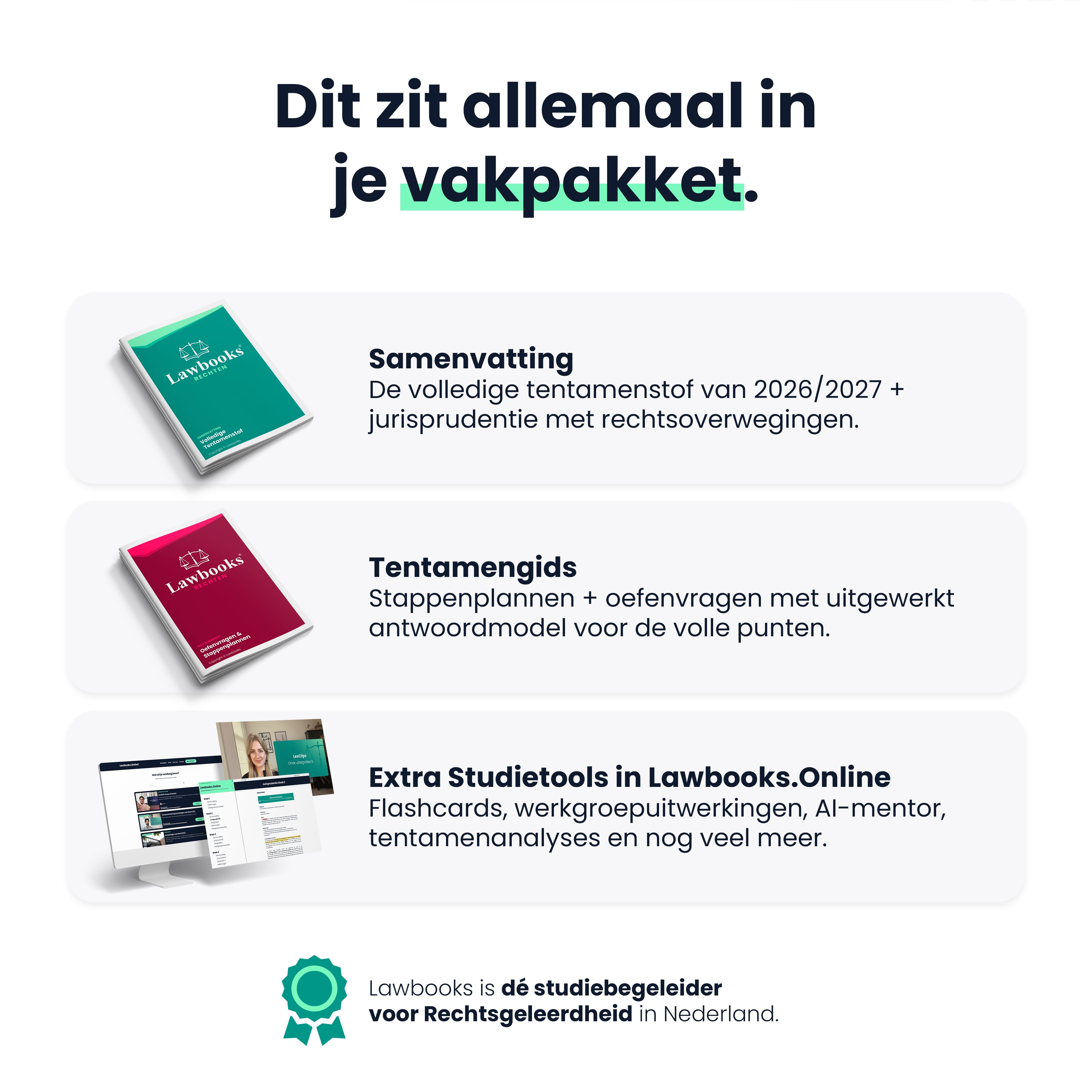 Samenvatting Tentamengids Lawbooks.Online