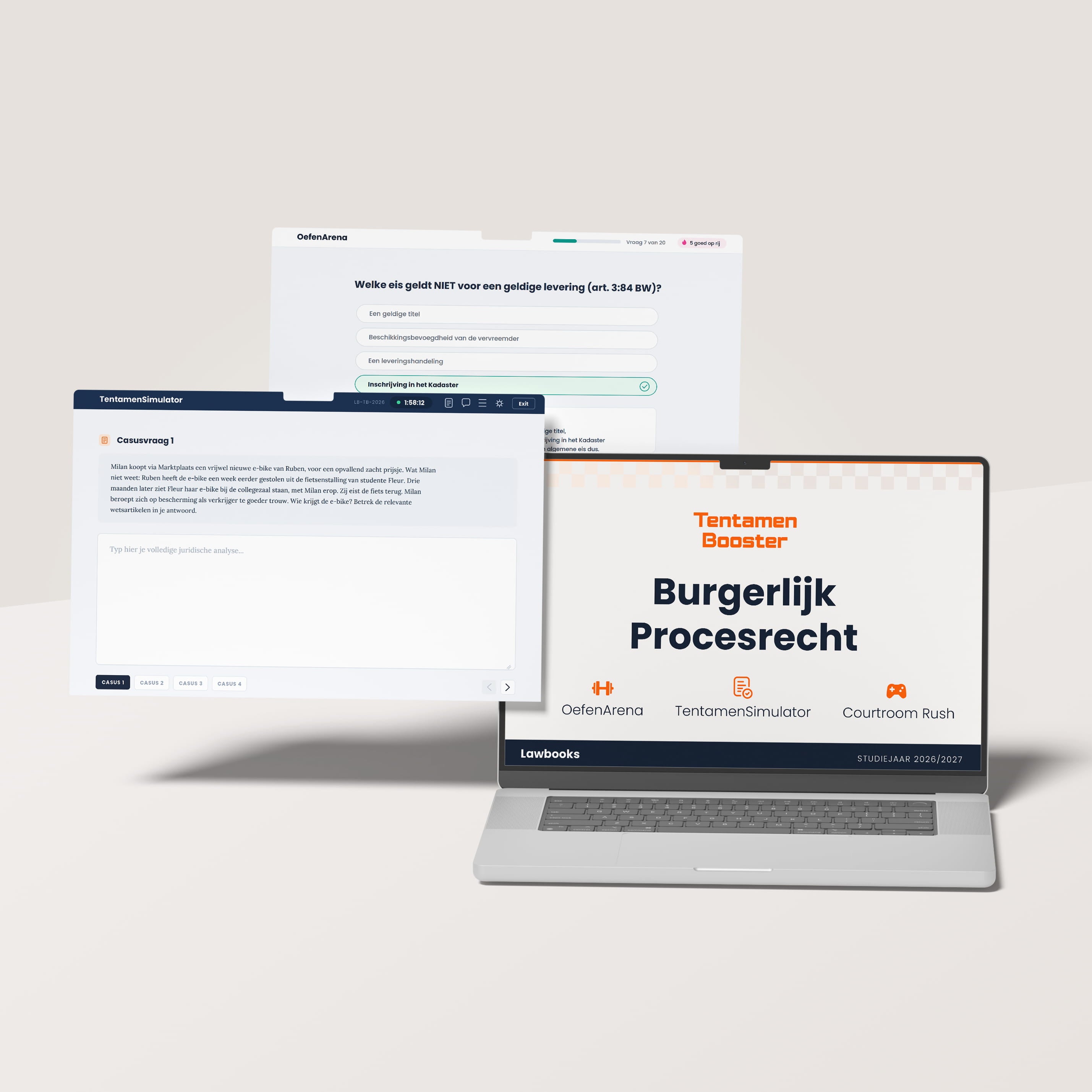 Tentamenbooster: Burgerlijk Procesrecht (LU)
