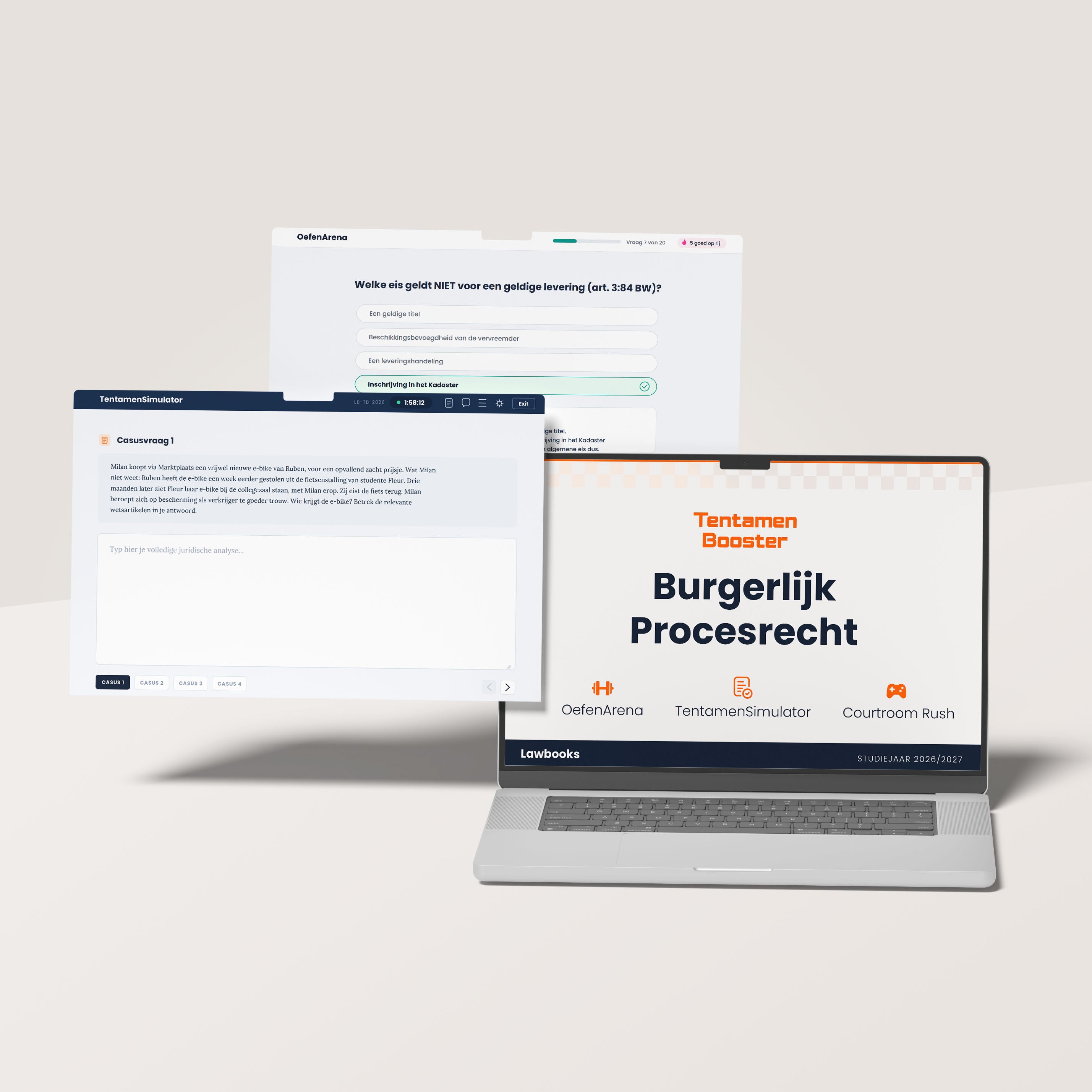 Tentamenbooster: Burgerlijk Procesrecht (RUG)