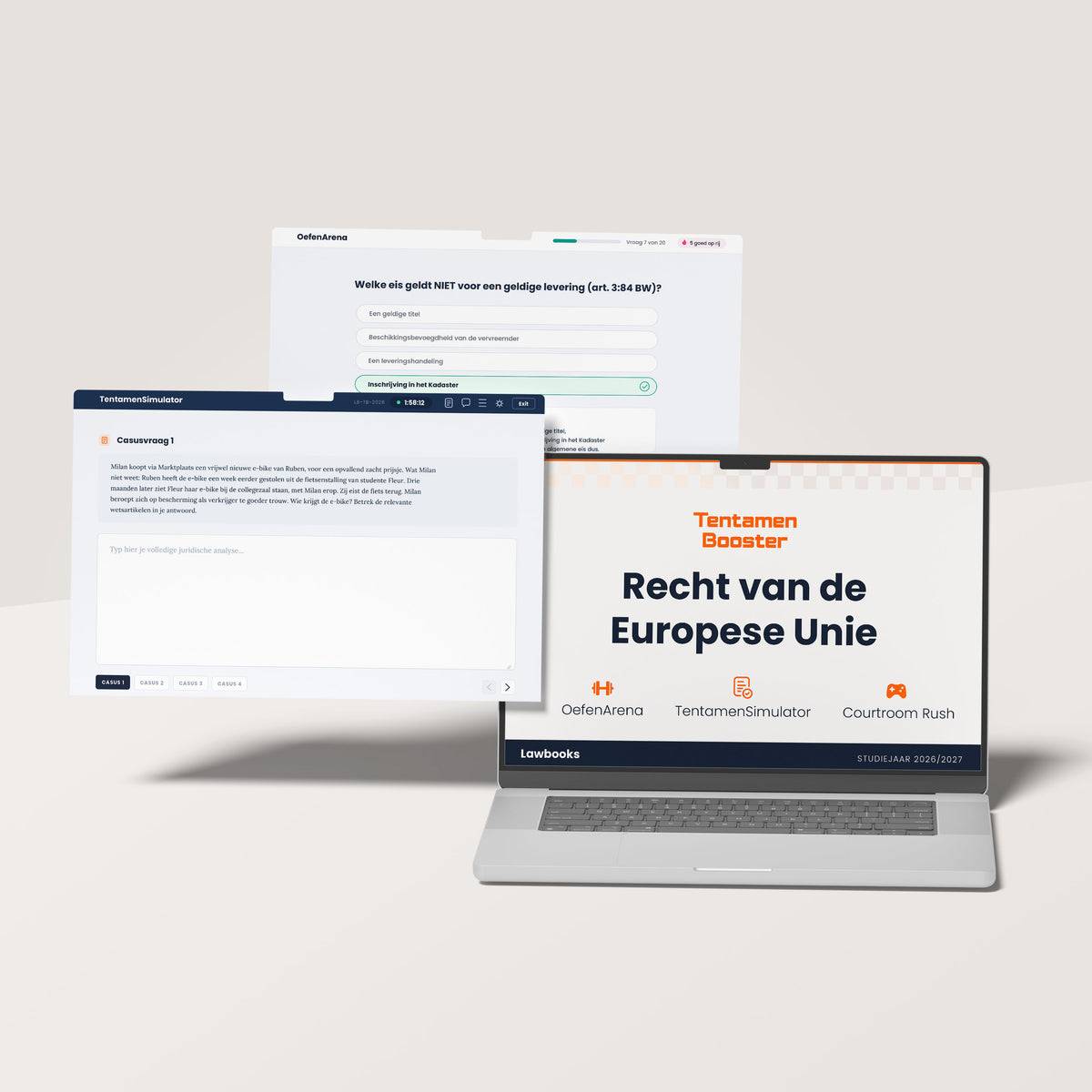 Tentamenbooster met oefenmateriaal voor Recht van de Europese Unie Rijksuniversiteit Groningen van Lawbooks