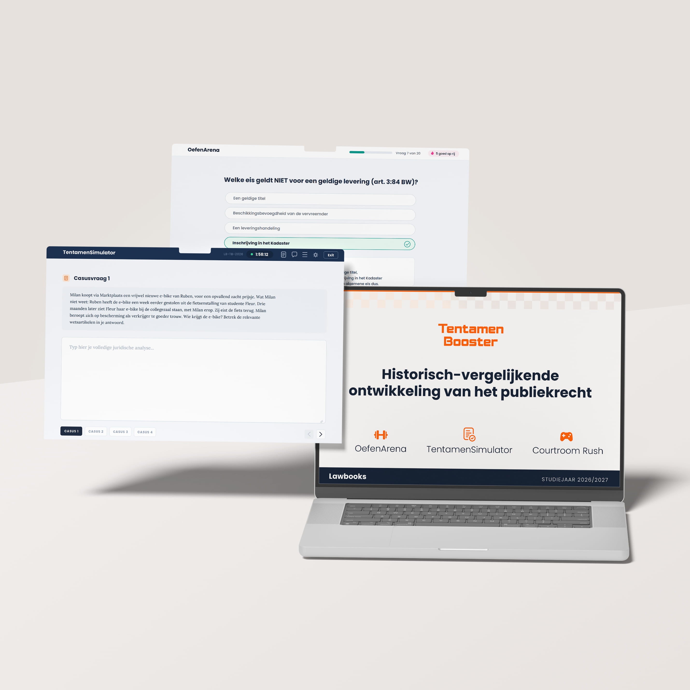 Tentamenbooster: Historisch-vergelijkende ontwikkeling van het Publiekrecht (RU)