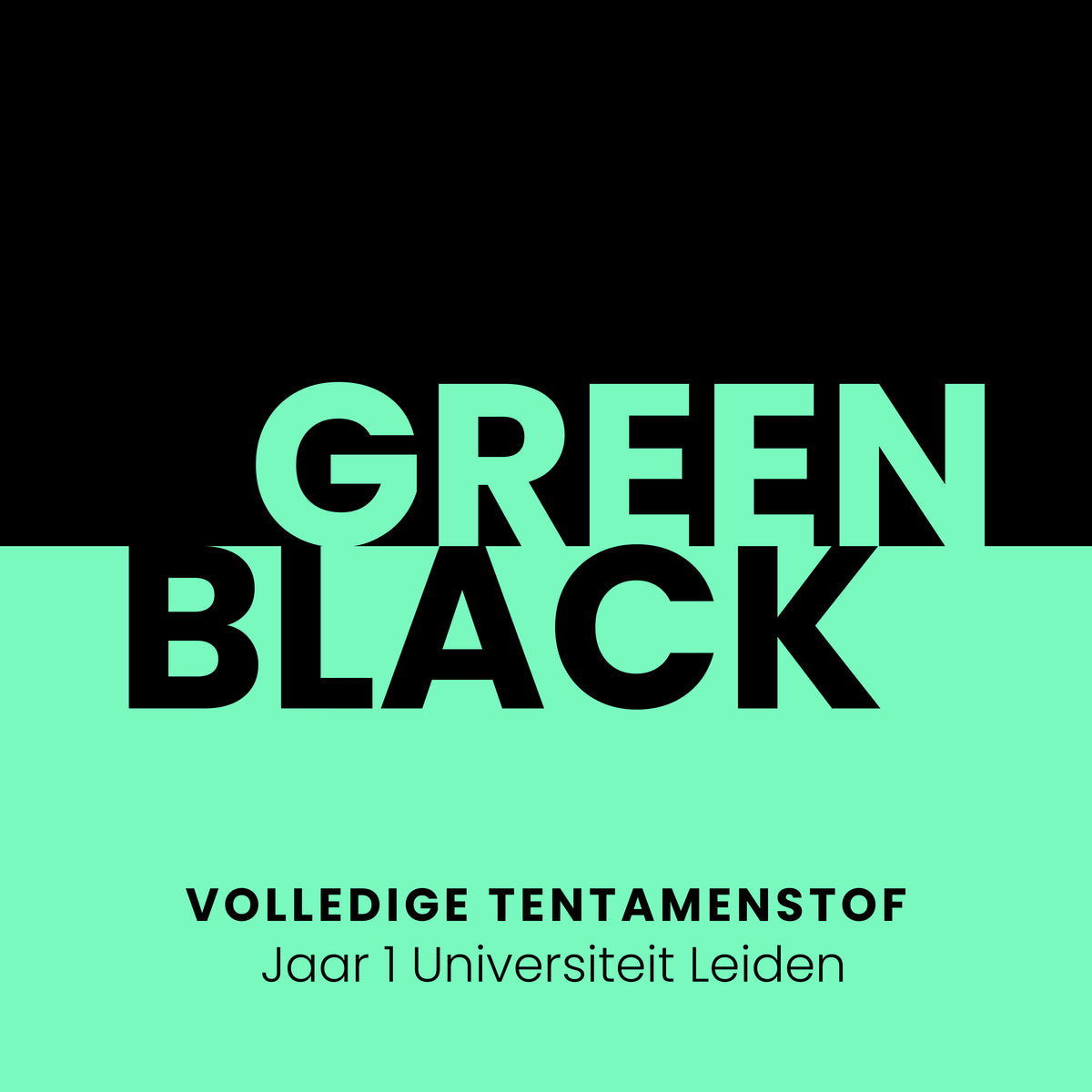 Green Black abonnement Jaar 1 LU