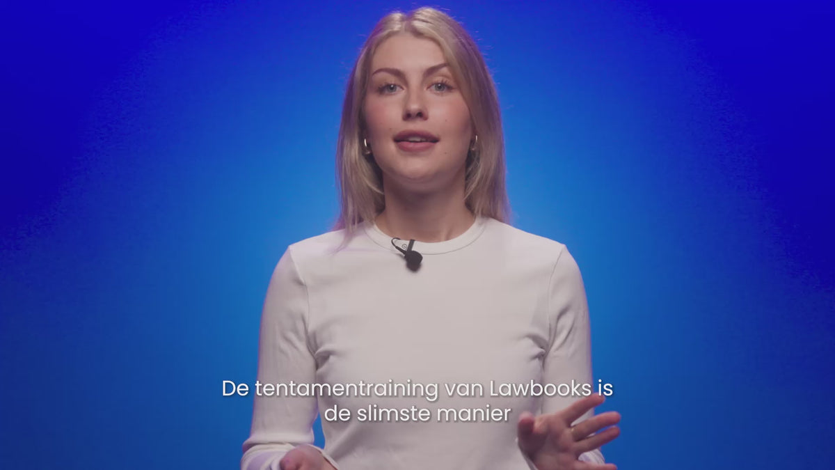 Video over de tentamentraining van Lawbooks ter voorbereiding op je rechtententamen